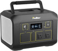 Portable Power Station 600W,538Wh Solar Powered Generator with LiFePO4 Battery,Peak 1200W,USB PD 100W Power Supply input/output,Solar Power Bank with 2 AC Outlets