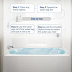 Emergency Drinking Water Storage 45 Gallon 2 Pack, Food-Grade Bathtub Bladder, BPA-Free, Ideal for Emergency Water Bank, Camping, RV Traveling, Hurricane, Storm & Disaster Preparedness Supplies