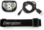 Energizer PRO-400 Headlamp Rechargeable, IPX4 Water Resistant Rechargeable Headlamp, Ultra Bright Multiple Light Modes Head Lamp, Camping, Running, Outdoors, Emergency Light, USB Included