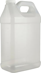 kitchentoolz 1 Gallon Water Jug with Lid – Heavy-Duty HDPE F-Style Plastic Jug for Drinking Water, Camping, Emergency Storage & Utility Liquids – Made in USA - 8 Pack