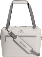 Stanley All Day Julienne Max Soft Cooler Bag and Lunch Box 20 Quarts | 30 Can Cooler with Handles and Strap | Stays Cold for a Day | Insulated Travel Bag with Zipper | BPA-Free | Ash