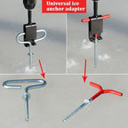 Ice Anchor Power Drill Adapter for Ice Fishing Shelter, Ice Anchor Adapter for Ice Tent, Ice Fishing Accessories, Ice Shelter Accessories