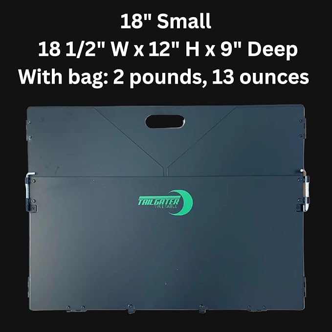 Tire Table Outdoor Stove Windscreen 18" for BBQ, Camping, and Travel with Nylon Cordura Bag Included