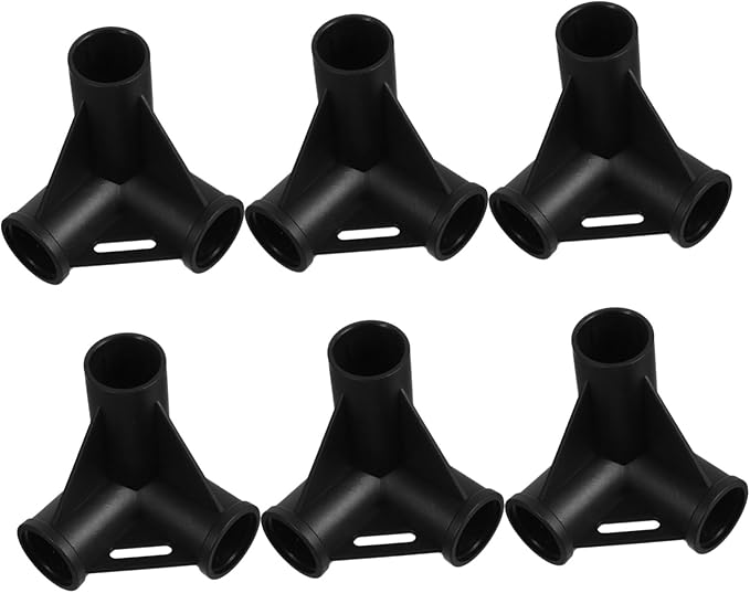 6pcs Pet Canopy Connectors Versatile Replacement Fittings for Dog Cat Tents Easy Installation Quick Assembly for Outdoor Adventures Durable Plastic Tent Support