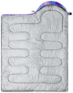 QOOMO Axolotl Cute Camping Sleeping Bags,3 Season Warm & Cool Weather,Lightweight,Waterproof Sleeping Bags for Adults & Kids,Traveling,and Outdoors