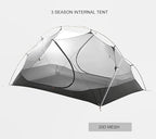 3F ULGEAR Floating Cloud 2 Tent Ultra Light 2 Person Camping Tent - Rainproof, Lightweight, 3/4 Season - Perfect for Backpacking and Outdoor Adventures