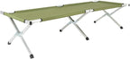 Flandre Folding Camping Cot Lightweight Portable Camping Bed with Carrying Bag, Indoor Outdoor Sleeping Bed Easy Set up for Adults Kids Camping Hiking Hunting Traveling Army Green