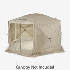 Clam Quick-Set Wind & Sun Panels – 3-Pack Tan Accessory for Pop-Up Screen Shelter – Durable Sidewalls for Privacy, Shade & Weather Protection – with Carry Bag – Tent Not Included