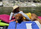 Outdoor Recreation Camping Boating River Trip Soft Foam Cushion Sleeping Landing Pad, Cranberry, 24"