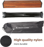 ROCK CLOUD Portable Camping Table Ultralight Aluminum Folding Beach Table Camp for Camping Hiking Backpacking Outdoor Picnic, Small