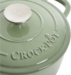 Crock-Pot Artisan Round Enameled Cast Iron Dutch Oven, 3-Quart, Gradient Red