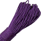 Paracord Planet – Fluorescent 1.75mm Reflective Guyline 95 Paracord Tent Rope Camping Parachute Cord – Purple – 65ft