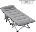 Folding Camping Cot, Portable Folding Camping Cot, Outdoor Patio Folding Lounge Chair, Perfect for Camping, Pool, Beach, Patio,Office