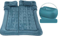 Car Air Mattress for Toyota Land Cruiser lc300 5, 2021 2022 2023 2024, Thickened Car Bed Mattress, Travel Sleeping Pad, Back Seat Bed Cushion with Air Pump 2 Pillows,Dark Green