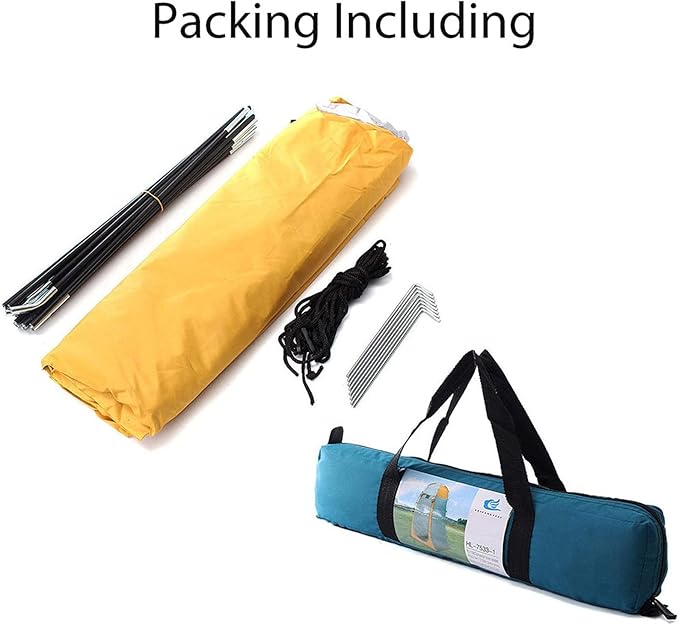 Camping Tent,Shower Tent, Changing Camping Pop-Up Tent Room Beach Changing Room Awning - 120×120×180cm/47.24×47.24×70.87inch