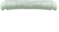 3mm White Diamond Braid Nylon Rope, Paracord All Purpose Utility Rope Nylon Twine for Crafts,Tie-Downs,Camping,Indoor Outdoor Use(1/8inch,25ftx1 Hank)