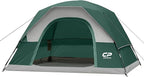 Tents for Camping 4 Person Tent Waterproof Windproof Double Layer Camping Tent, Easy Setup Dome Tent with Large Mesh Windows & Wider Door for Outdoor Camping & Hiking