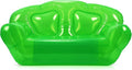 Kigley Inflatable Chair Blow Up Couches Transparent Inflatable Sofa Seat Yard Patio Portable Air Couch Furniture for Outdoor Indoor Camping Beach Room(Double Seat,Green)