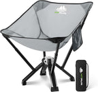 Utility-Grade Folding Chair — Stable One-Piece Structure, Authorized Folding Structure Patent, Balanced Aluminum Support, Compact & Portable Chair for Camping, Fishing & Everyday Outdoor Use