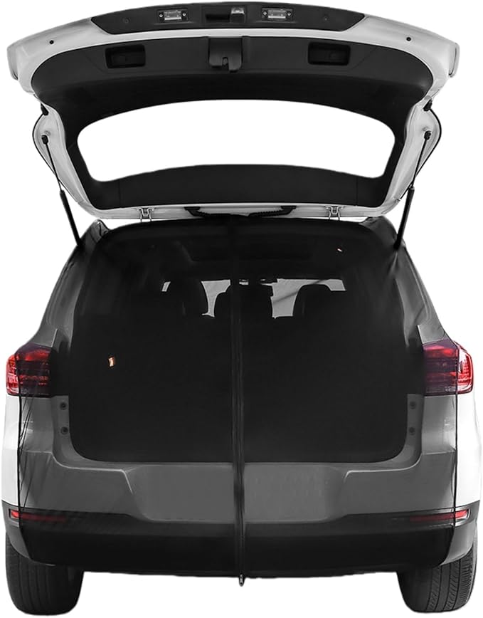 Car Tailgate Mesh Screen for SUV, CUV, MPV, Van, Ventilation Breathable and Anti-Mosquito Magnetic Mosquito Net Tailgate Essentials Car Camping Accessories