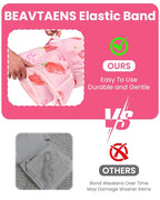 Toddler Nap Mat with Pillow and Minky Blanket, Large 55"x37" Sleeping Bag, Washable, Lightweight, Easy to Roll, Perfect for Preschool, Daycare, Kindergarten, Travel, Boys and Girl-Strawberry