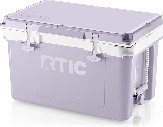 RTIC Ultra-Light 32 Quart Hard Cooler Insulated Portable Ice Chest Box for Drink, Beverage, Beach, Camping, Picnic, Fishing, Boat, Barbecue, 30% Lighter Than Rotomolded Coolers