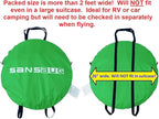 SANSBUG Bug Tent for One Person (Instant Pop up, Strong No-See-um Mesh, Poly Floor)