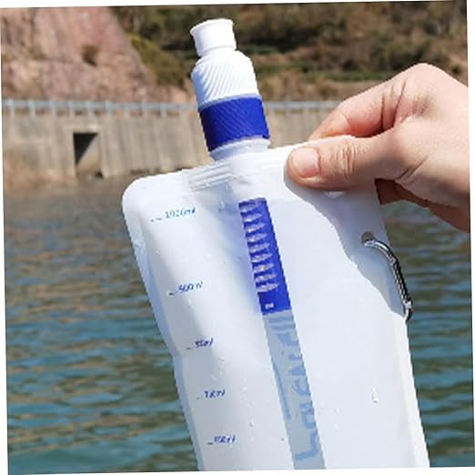 Camping Water Filter Bag Collapsible Water Storage Reusable Hiking Accessory