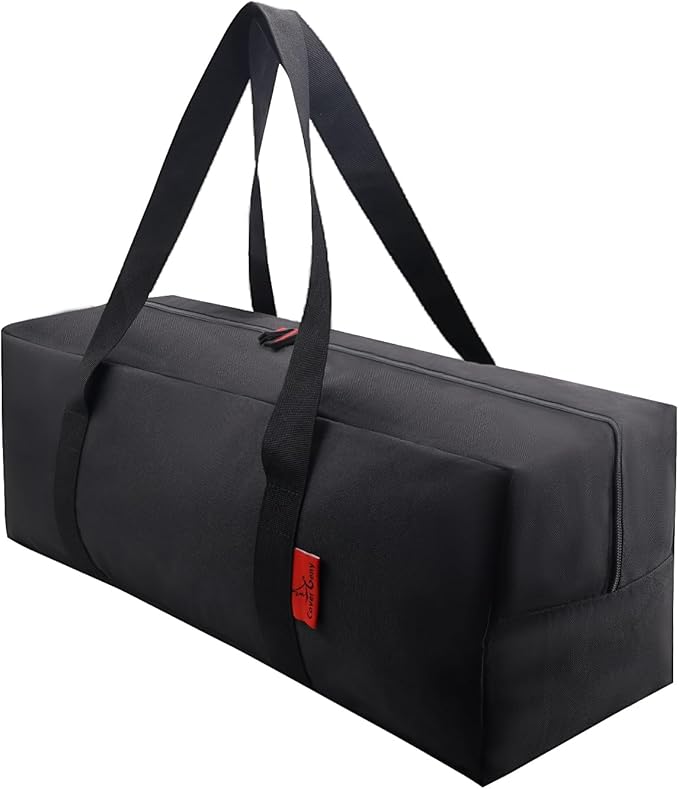 24" Grill Tool Organizer, BBQ Tool Storage Bag - Heavy-Duty Storage Bag Waterproof 600D Oxford, Folding Design Gift for Camping, Tailgates, Outdoor BBQ Parties (24" Lx8 Wx8 H)