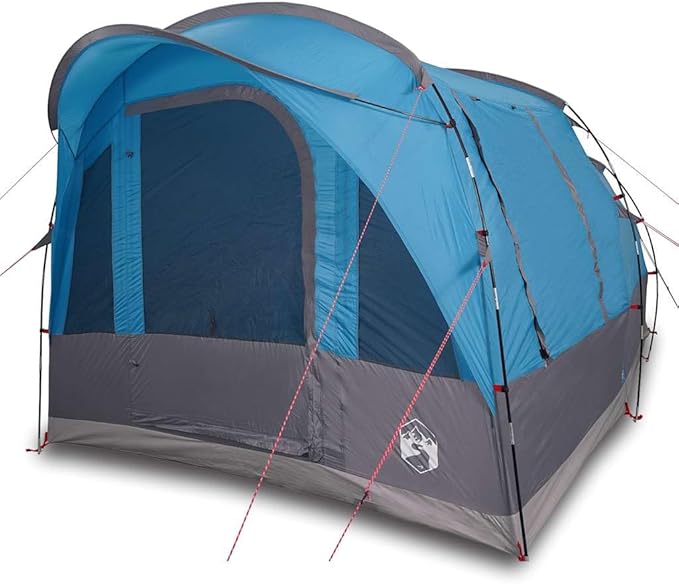 Camping Tent Tunnel 3-Person Green Waterproof Outdoor Shelter with All-Round Waterproof Design Easy Setup and Takedown Good Ventilation Mosquito Protection