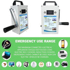 NYMFEA Manual Hand Crank Generator Portable Emergency Hand Power USB Charging Generator for Camping Outdoor Activities, Hand Crank DC Generator