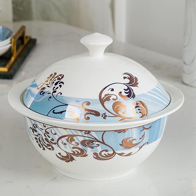 GaRcan Porcelain Square Dinner Plate Sets Ceramic Dinnerware Set 62 Pieces, Bchina Porcelain Dinner Plate Sets,Service for 6, Kitchen Tableware Set