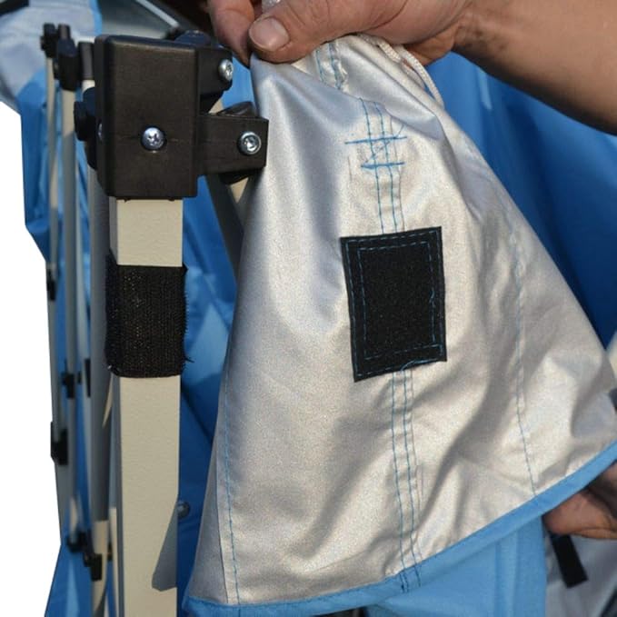 Impact Canopy 040000003 Slant Leg Canopy, 10' x 10', Blue-No Sidewall