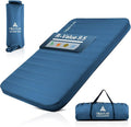 Hikenture 4 INCH Thick Self Inflating Sleeping Pad 9.5 R Value, Comfort Plus Camping Mattress with Pump Sack, Inflatable Foam Insulated Camping Pad, Camping Mat 4-Season (Light Blue, Double (80"×52"))
