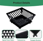 25 inch Portable Fire Pit for Outside Collapsible Plug Fire Pit Suitable for Camping, Picnics, Courtyards, Garden Bonfires and Outdoor Firewood with Storage Bag
