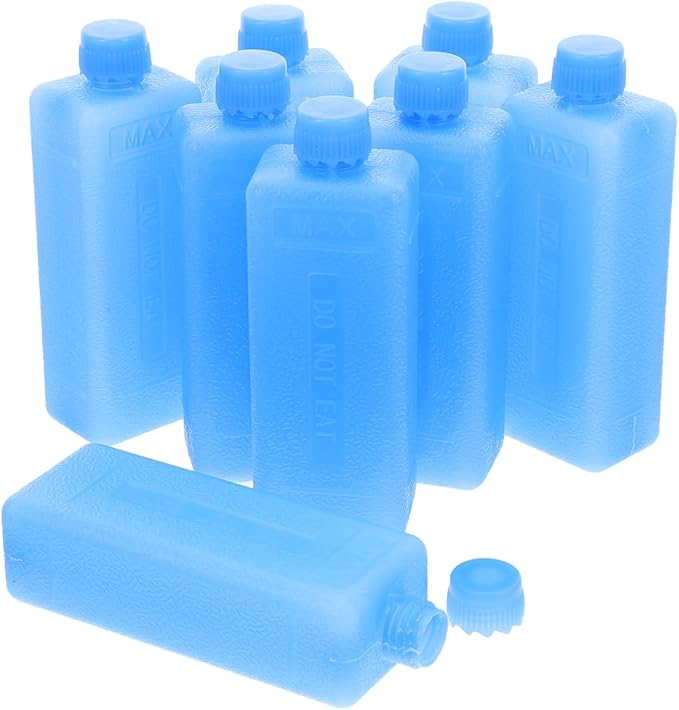 Angoily Reusable Ice Packs for Fan Air Cooler Portable Ac Ice Packs 4.53X1.57X1.18 Inches Cooling Blocks for Evaporative Air Conditioner and Camping Cooler Accessories