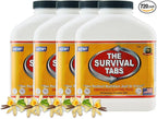 720 tabs Snack Food for 60 Days Emergency Survival MREs Meals Ready-to-eat Bugout for Travel Camping Boating Biking Hunting Activities Gluten Free and Non-GMO 25 Years Shelf Life - Vanilla Malt Flavor