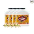 720 tabs Survival Tabs 60-Day Emergency Survival MREs Meals Ready-to-eat Bugout for Travel Camping Boating Biking Hunting Activities Gluten Free and Non-GMO 25 Years Shelf Life - Vanilla Malt Flavor