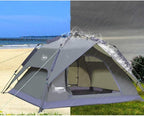 Tent Fully Automatic Hydraulic Outdoor Tent 2 People Rainproof Wild Camping Mountaineering Riding Family Double Tent Waterproof Tents Camping Tents Small awnings Backpacking Tents Hopeful