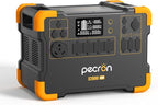 pecron Portable Power Station E2000LFP, 1920Wh LiFePO4 Battery Backup, 5X2000W AC Outlets, Expandable to 8064Wh, 1200W Max Solar Input, Backup Power for Outdoors Camping Fishing Emergency
