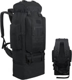 80L 100 liters Hiking Backpack Camping Rucksack, Men Outdoor Travel Climbing Knapsack Mountaineering Trekking Backpack
