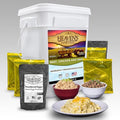 Heaven’s Harvest 25-Year “Protein Booster” Family Food Kit — Emergency Food Supply. Freeze Dried Survival Food Kit + Water-Proof 25-Year Storage Bucket. (132 Protein Booster Servings)