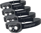 Energizer PRO LED Headlamp, IPX4 Water Resistant Headlamps, High-Performance Head Light for Outdoors, Camping, Running, Storm, Survival LED Light for Emergencies (Batteries Included)