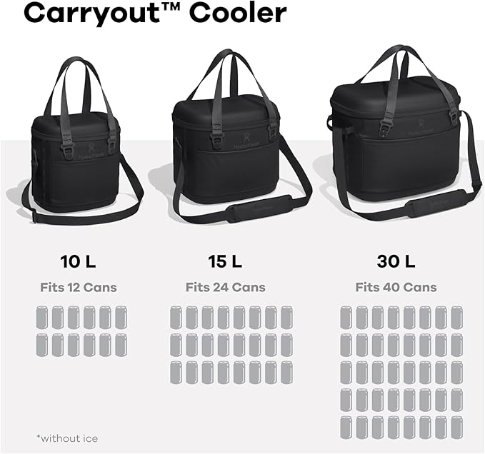 Hydro Flask Carryout Cooler - Insulated Portable Soft Cooler - 15 L Capacity in Harbor Blue
