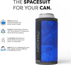 PHOOZY Insulated Can Cooler for Tall 16oz Cans with NASA-Inspired Technology - Patented Koozie That Keeps Drinks Cold 10x Longer - Lightweight Beer Koozie for Outdoor Adventures - Blue