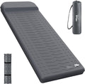 HiiPeak Memory Sleeping Pad, Compact 3" Thick Foam Sleeping Mats with Pillow, 9.5 R-Value Insulated Camping Mattress Pad, Easy Inflate & Deflate, Inflatable Sleep Mat for Backpacking Hiking Car Tent