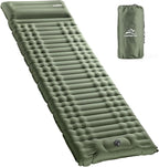 Elegear CumbreX Single Sleeping Pad for Camping, 4.7" Ultra-Thick Inflatable Camping Sleeping Pad with Built-in Foot Pump & Quick Inflation, Portable Camping Sleeping Mat for Backpacking Hiking Tent