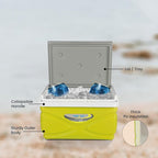 Picnic Cooler – 4.5 Liter Hard Cooler – Coolbox Keeps Contents Cool for 48 Hours – BPA Free Outdoor Cooler – Portable Cooler for Picnics, Grill, Camping (Orange)