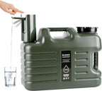 Portable 5 Gallon Water Jug with Touch Control Pump, Type-C Rechargeable & Leak-Proof Spigot - Emergency Water Storage for Home, Power Outages, Camping, and Outdoor Use (BPA-Free, Upgraded)