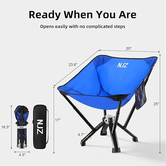 Folding Outdoor Chair — Easy Outdoor Comfort, Simple One-Piece Design, Stable Aluminum Frame, Relaxed Seating for Backyard, Camping & Everyday Use